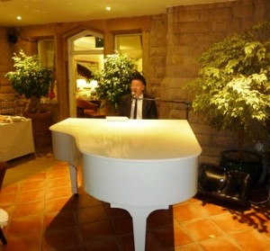 Pianist East Lodge Hotel Derbyshire wedding